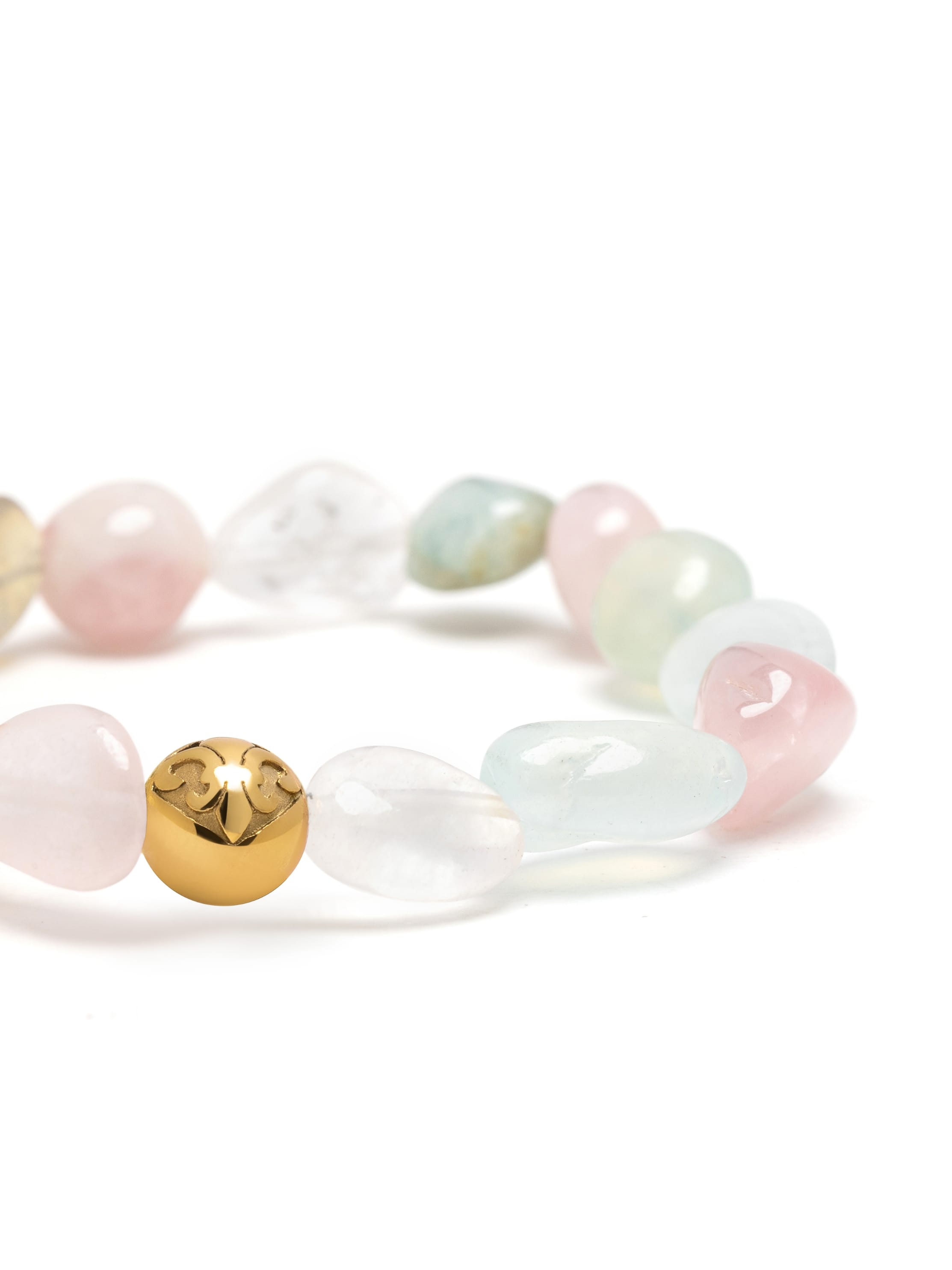 Nialaya Women's Beaded Bracelet Multicolor Beryl Gemstone Bracelet Multicolor Beryl Gemstone Bracelet