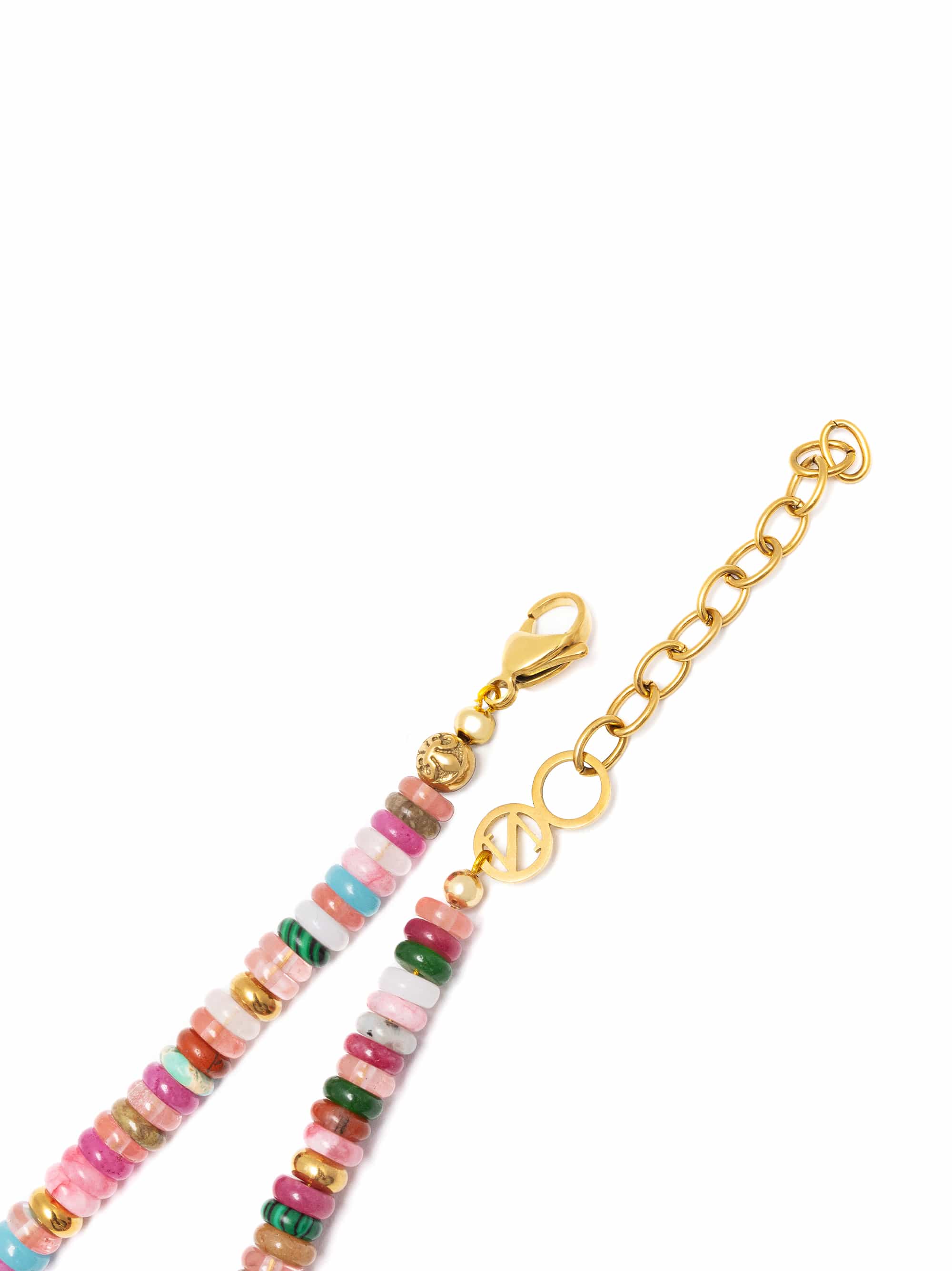 Nialaya Women's Beaded Bracelet Multicolor Tourmaline Choker Multicolor Tourmaline Choker WNECK_355