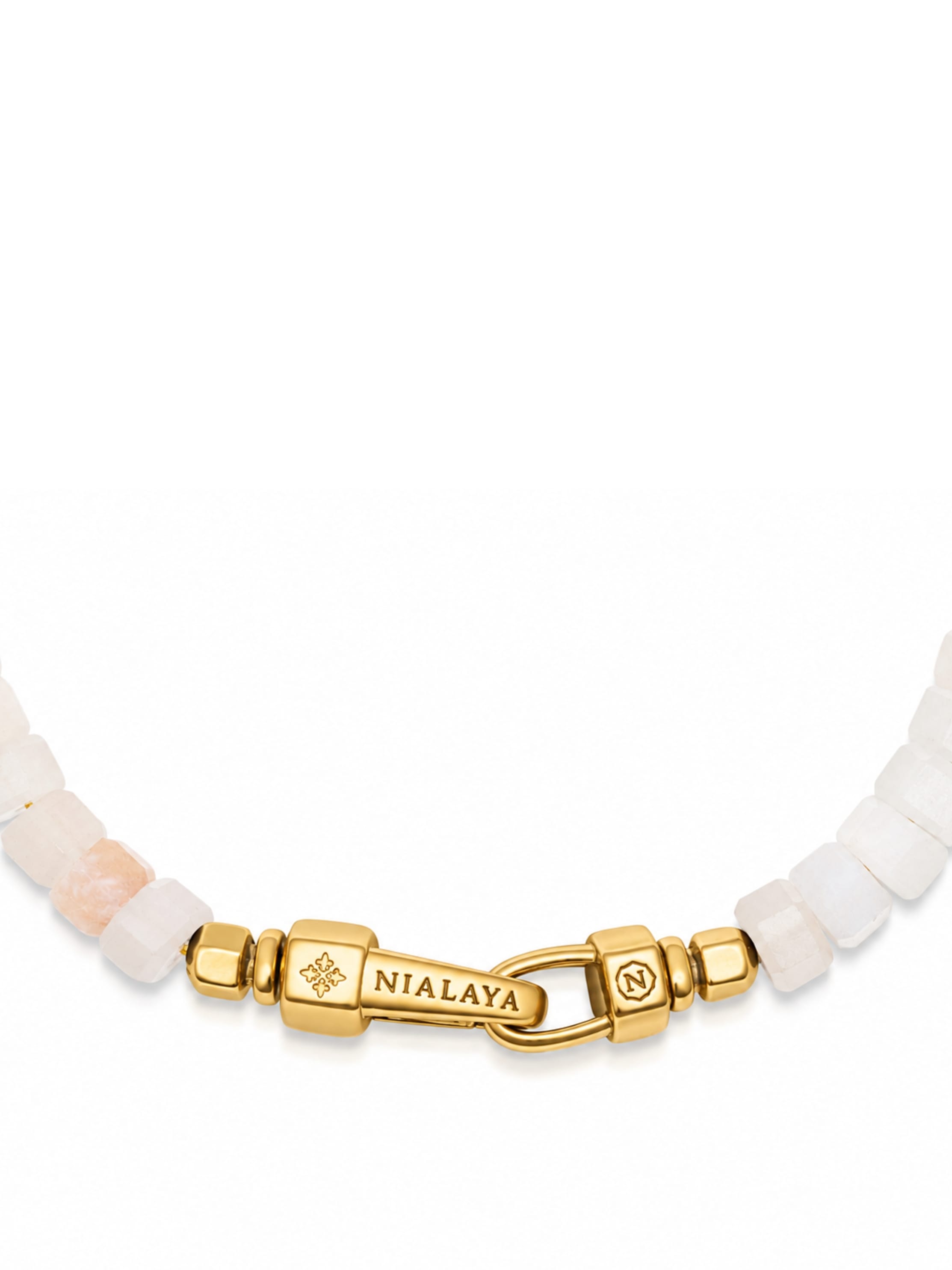 Nialaya Women's Beaded Bracelet Pink Aventurine Mini Hexagon Bracelet Pink Aventurine Mini Hexagon Bracelet
