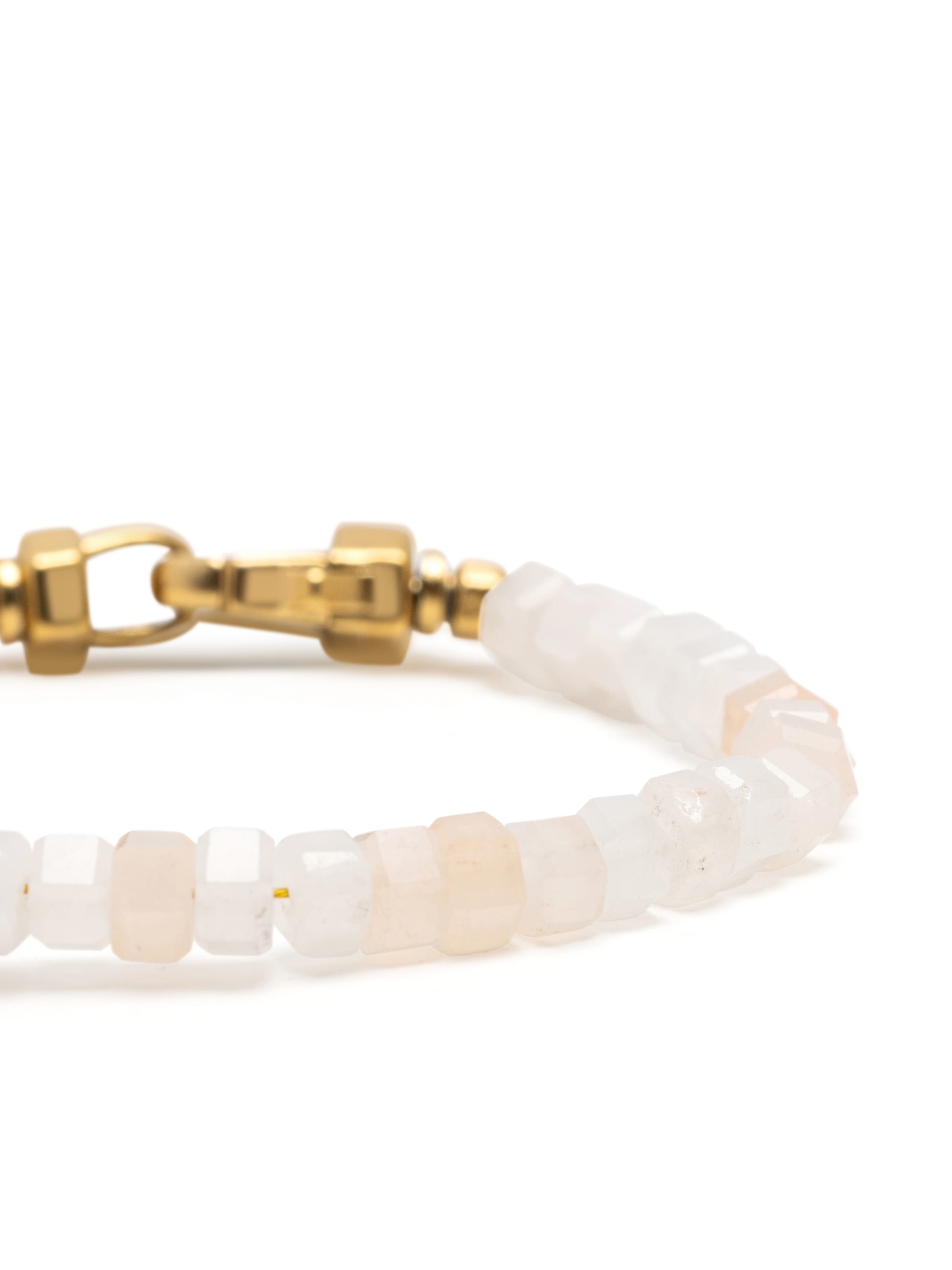 Nialaya Women's Beaded Bracelet Pink Aventurine Mini Hexagon Bracelet Pink Aventurine Mini Hexagon Bracelet