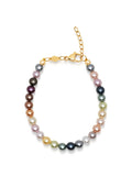 Women's Rainbow Pearl Bracelet