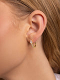 Nialaya Women's Earrings Women's CZ Hoops WEAR_031