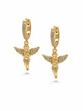 Women's Golden Angel Earrings