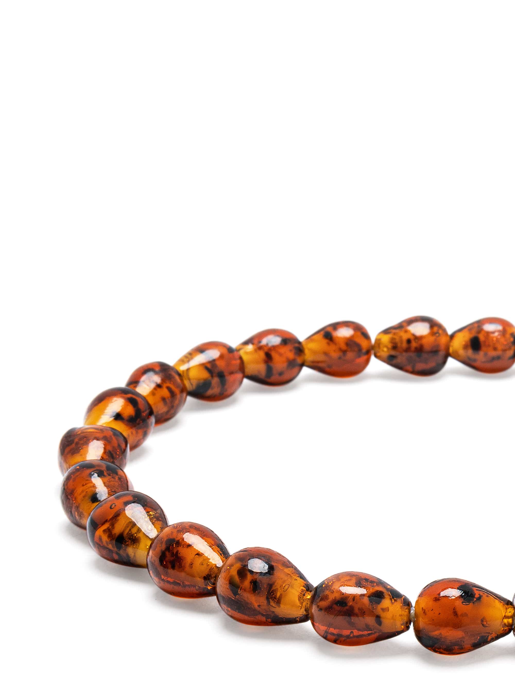 Nialaya Women's Necklace Amber Beaded Necklace Amber Beaded Necklace 15 Inches / 38.1 cm WNECK_334