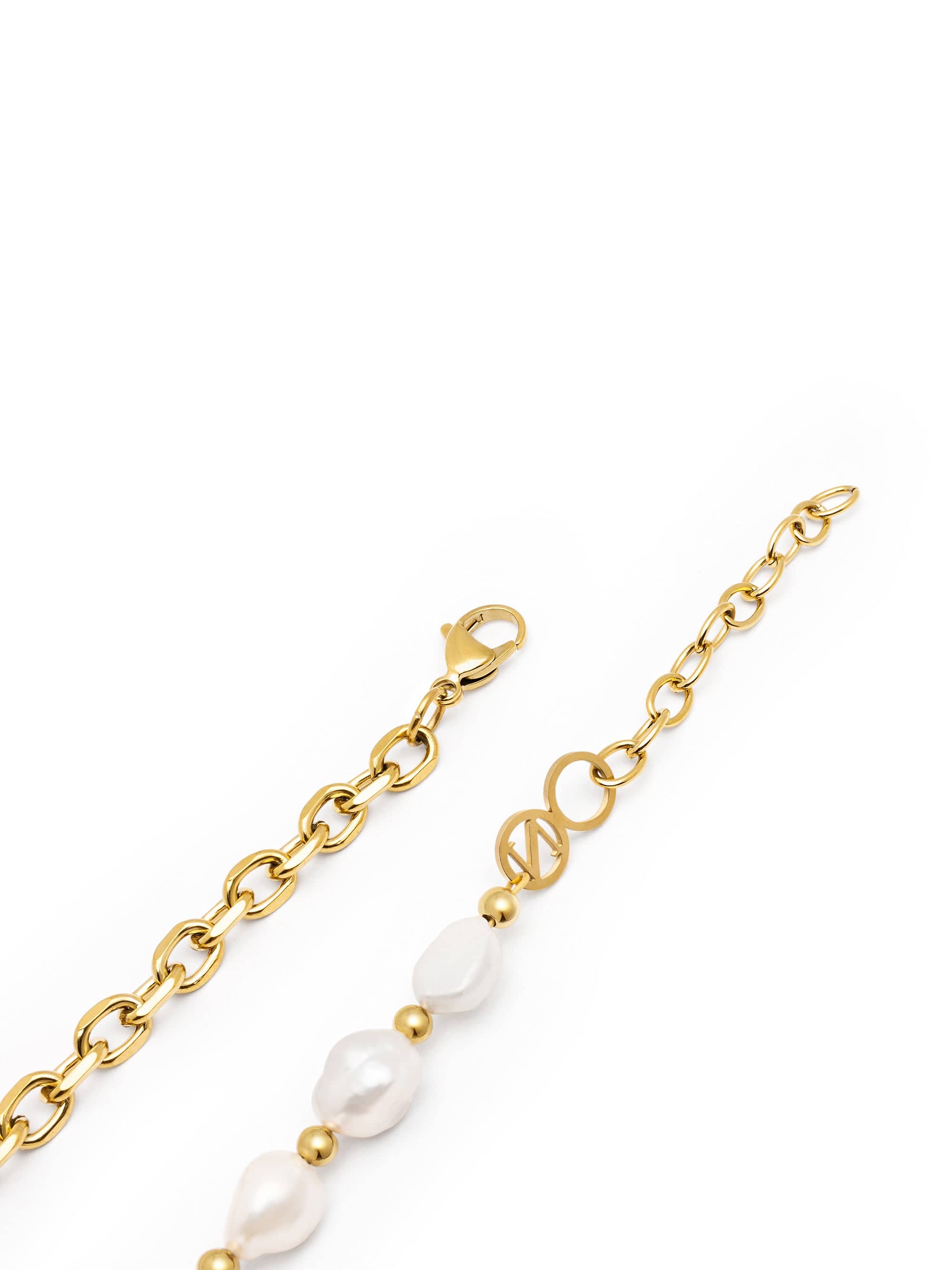 Nialaya Women's Necklace Baroque Love Choker Baroque Love Choker 15 Inches / 38.1 cm WNECK_333