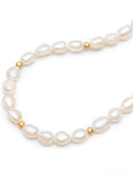 Nialaya Women's Necklace Delicate Baroque Pearl Choker 17 Inches / 43.18 cm WNECK_194