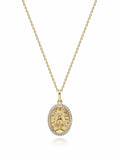 Gold Jesus Necklace
