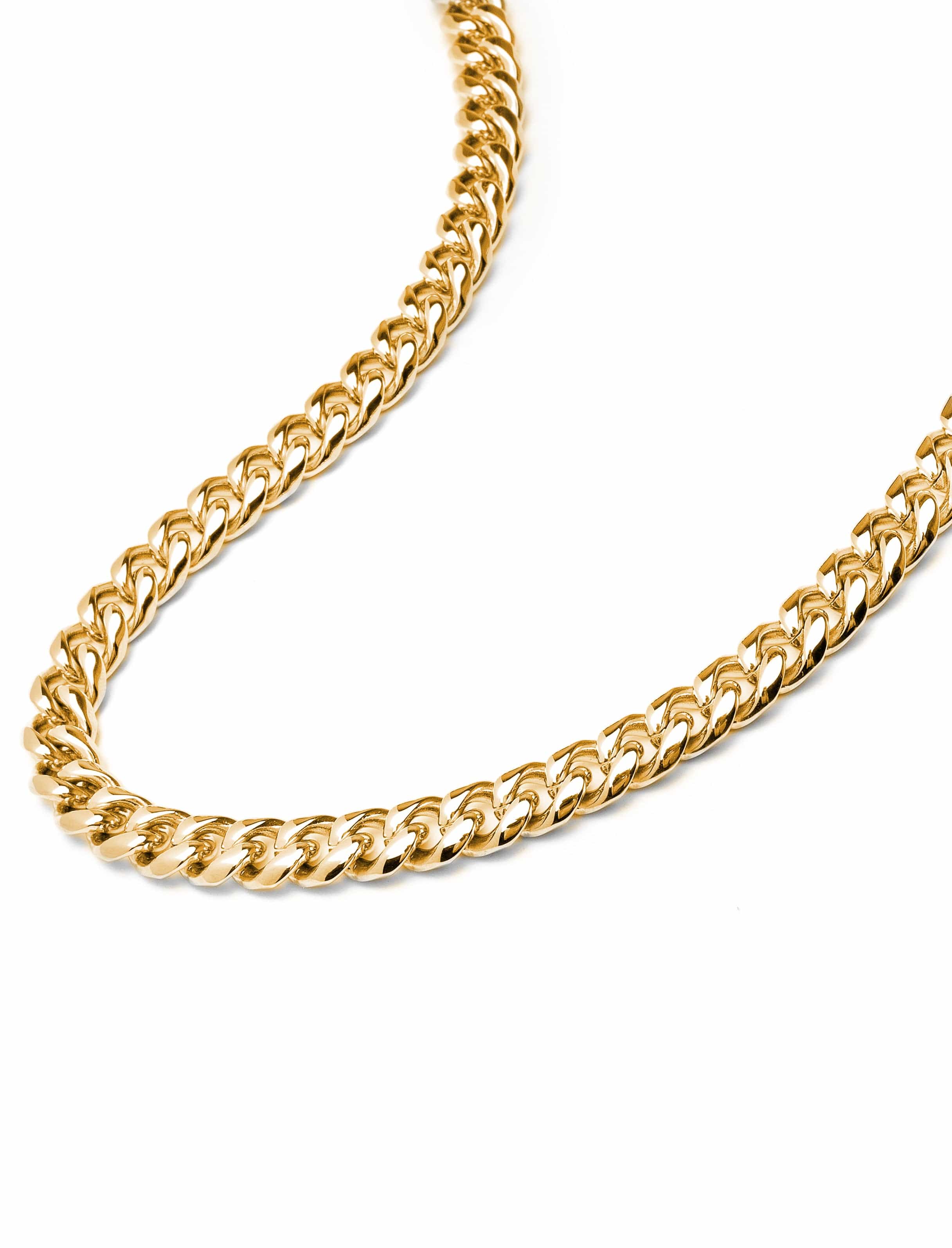 Nialaya Women's Necklace Gold Link Choker WNECK_144