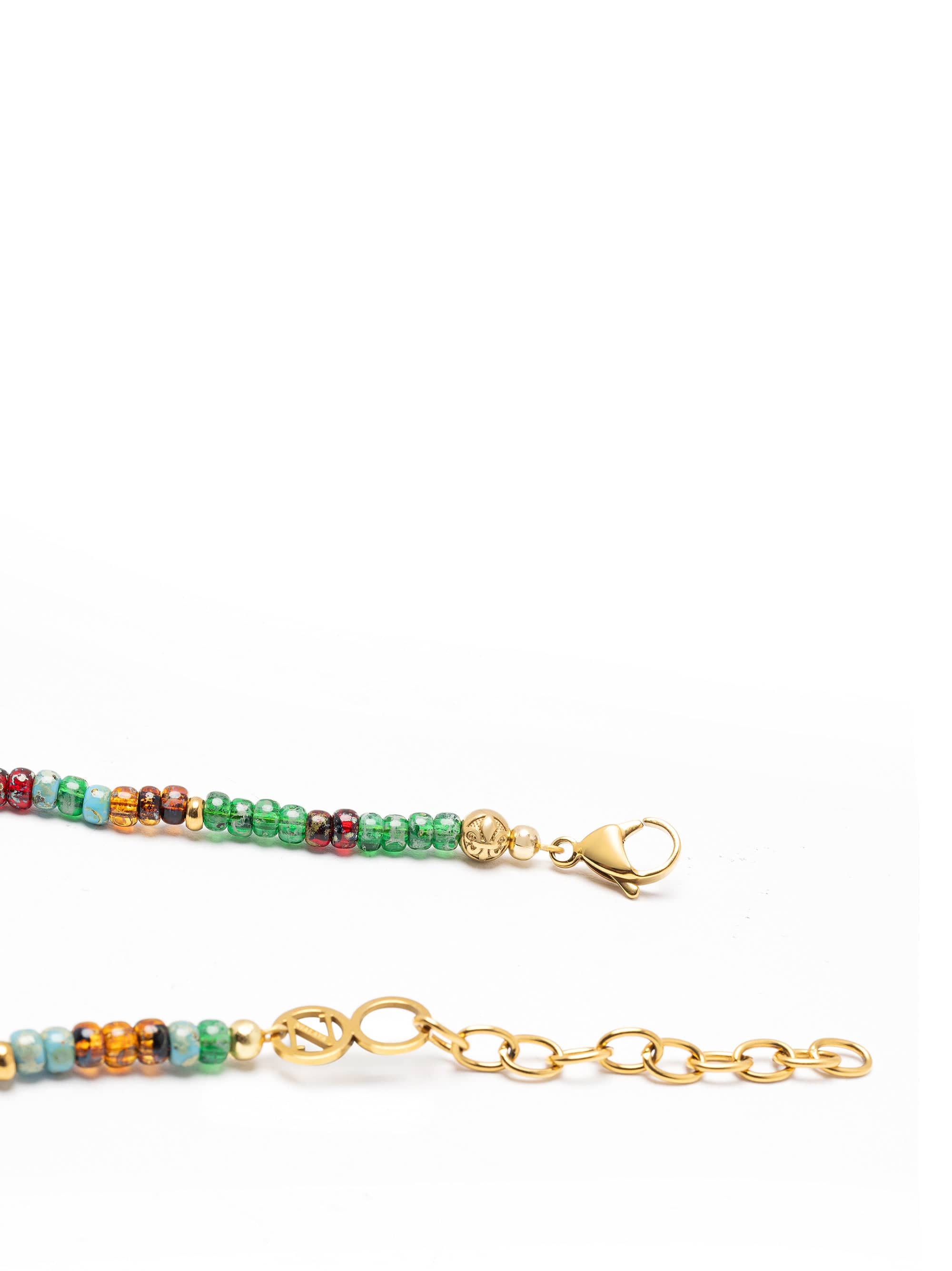 Nialaya Women's Necklace Green Miyuki Necklace Green Miyuki Necklace 22 Inches MNEC_439