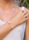 Nialaya Women's Necklace Silver Figaro Chain Choker 16 Inches WNECK_108