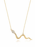 Nialaya Women's Necklace Snake Necklace Gold WNECK_042