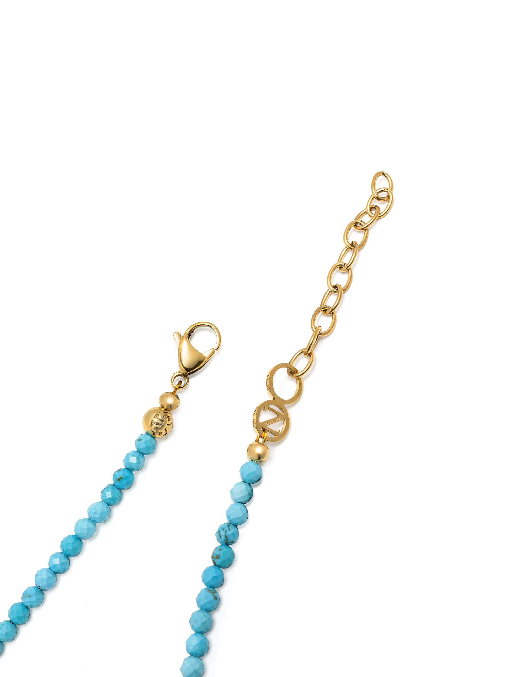 Nialaya Women's Necklace Turquoise Evil Eye Choker Turquoise Evil Eye Choker 15 Inches / 38.1 cm WNECK_351