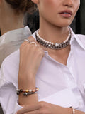 Nialaya Women's Necklace Women's Chunky Cuban Chain Choker 13 Inches / 33.02 cm WNECK_239