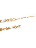 Nialaya Women's Necklace Women's Golden Barbed Wire Necklace 18 Inches / 45.72 cm WNECK_243