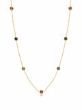 Nialaya Women's Necklace Women's Multi Gemstone Necklace WNECK_245