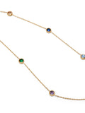 Nialaya Women's Necklace Women's Multi Gemstone Necklace WNECK_245