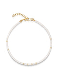 Women's Shell Necklace with Gold Details