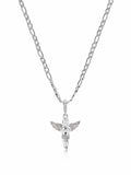 Women's Silver Angel Necklace