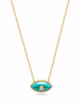 Women's Turquoise Evil Eye Necklace