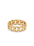 Nialaya Women's Ring Chain Ring in Gold
