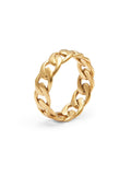 Nialaya Women's Ring Chain Ring in Gold