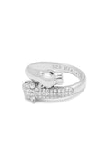 Nialaya Women's Ring Twisted Panther Ring in Silver