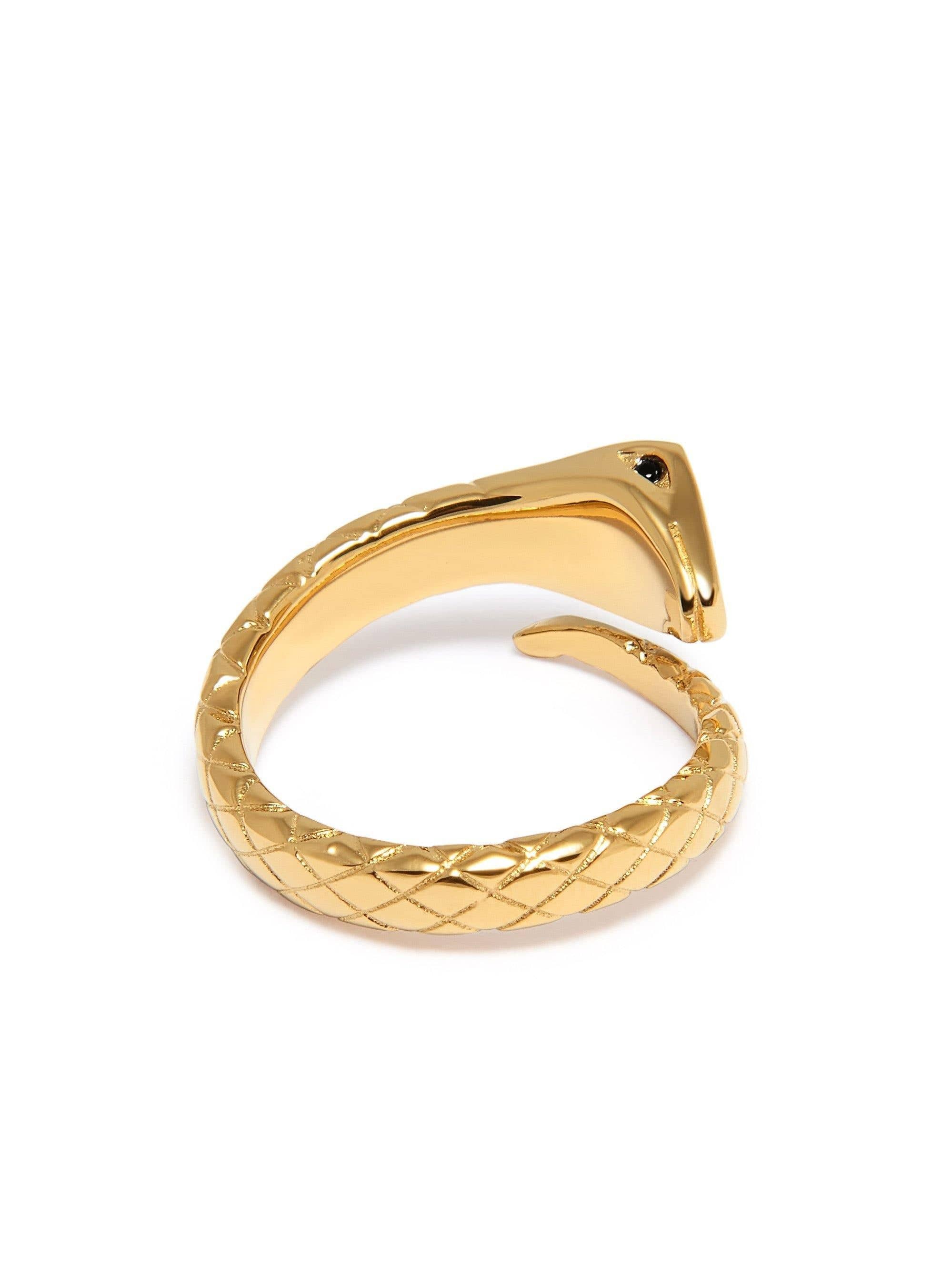 Nialaya Women's Ring Twisted Snake Ring