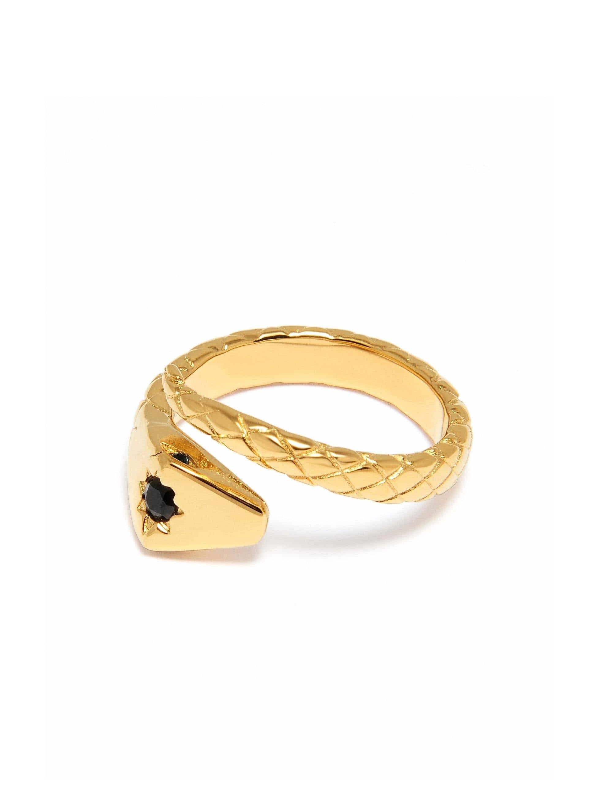 Nialaya Women's Ring Twisted Snake Ring