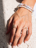 Nialaya Women's Ring Women's Beaded Pearl Ring