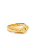 Nialaya Women's Ring Women's Evil Eye Signet Ring