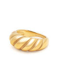 Nialaya Women's Ring Women's Gold Croissant Ring