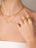 Nialaya Women's Ring Women's Gold Knot Ring