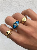 Nialaya Women's Ring Women's Large Evil Eye Ring