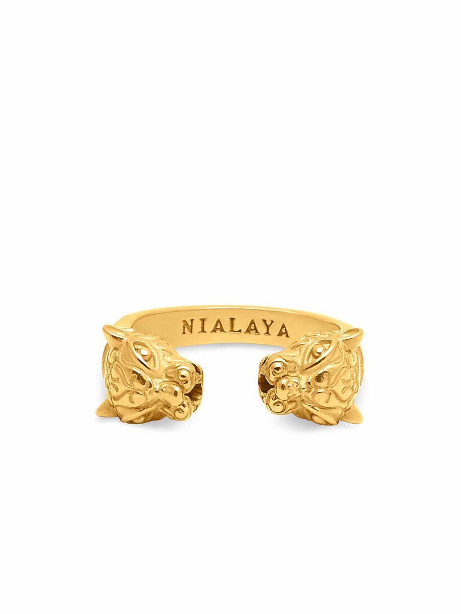 【Nialaya Jewelry】パンサーリング ゴールド 関税送料込 nialaya-women-s-ring-women-s-