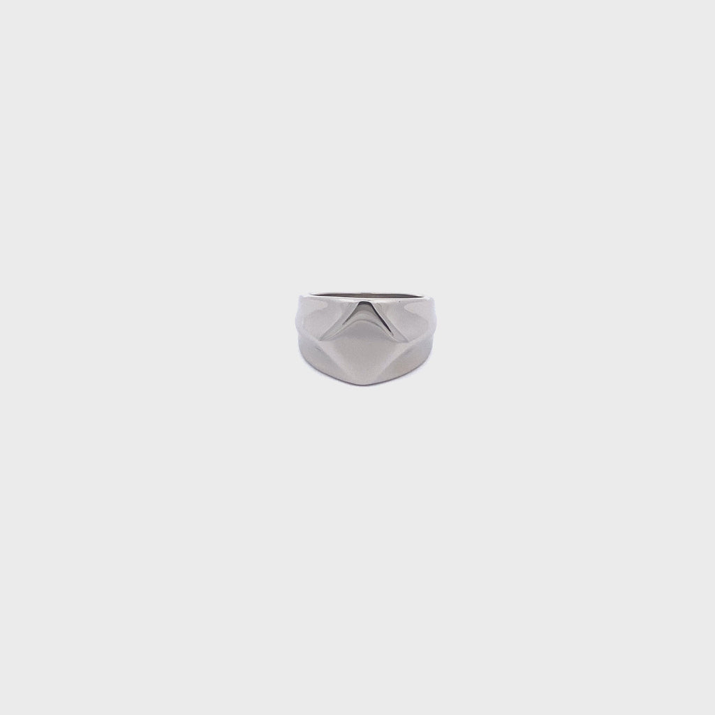 Nialaya_Mens_Squared_Stainless_Steel_Ring_Video