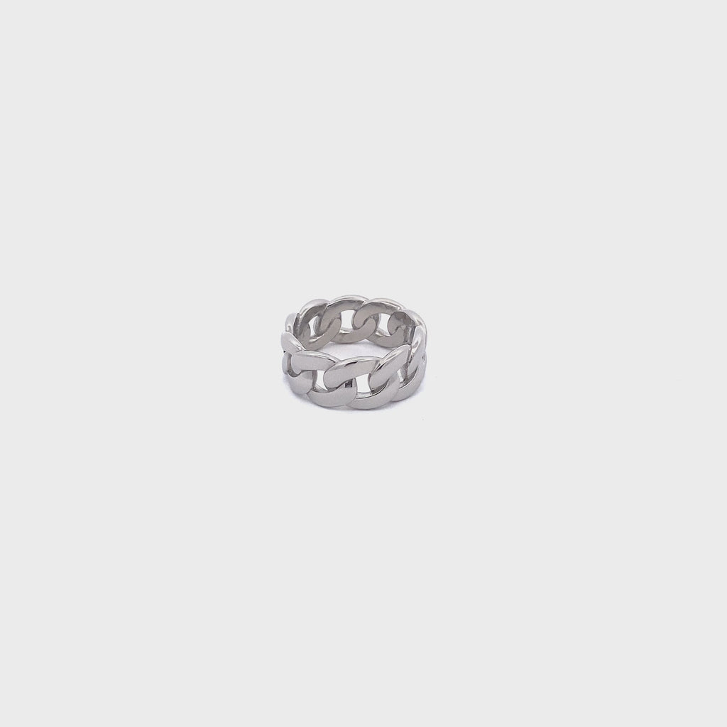 Nialaya_Mens_Silver_Chain_Ring_Video